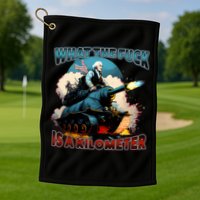 Wtf Is A Kilometer Golf Towel