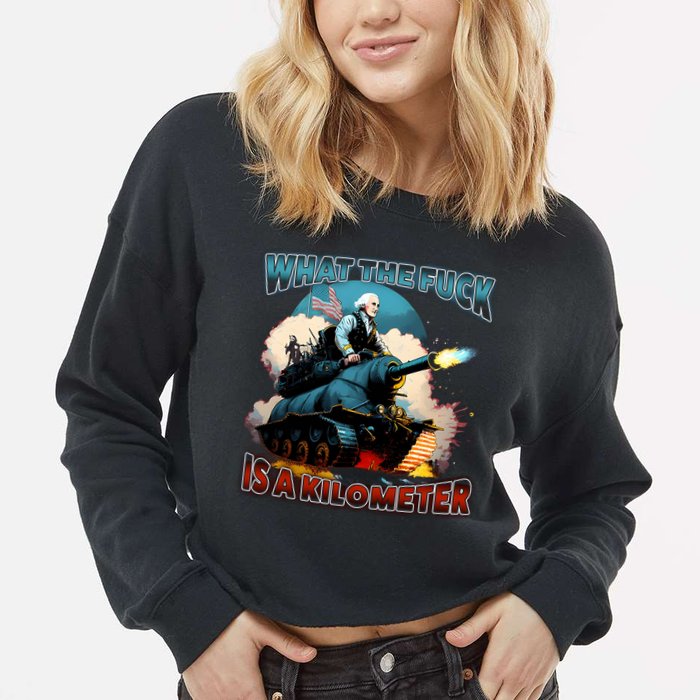Wtf Is A Kilometer Cropped Pullover Crew