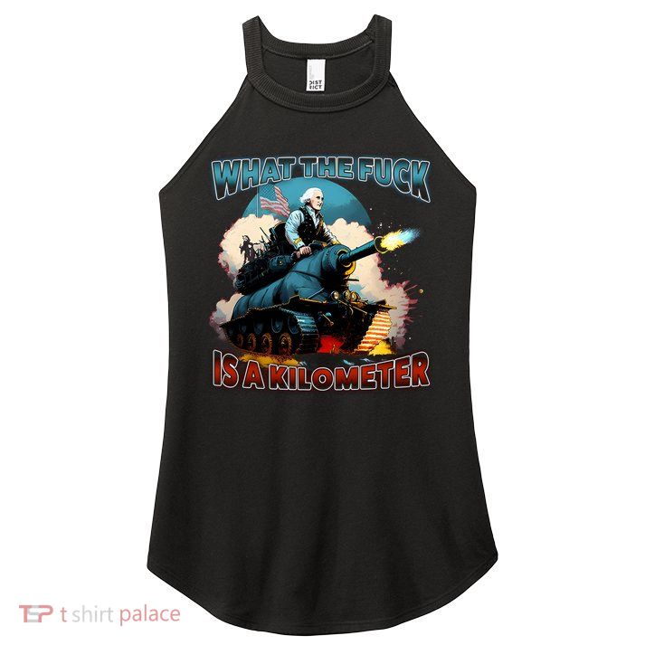 Wtf Is A Kilometer Women's Perfect Tri Rocker Tank