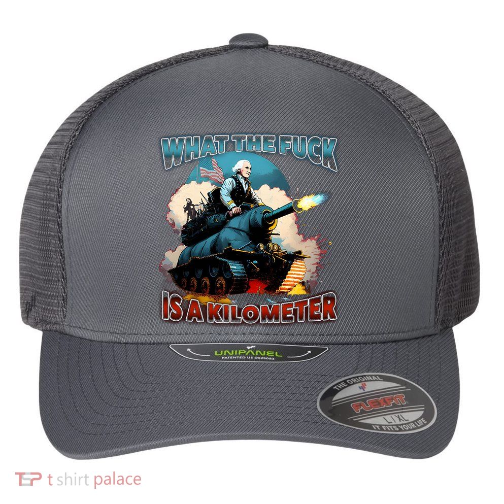 Wtf Is A Kilometer Flexfit Unipanel Trucker Cap