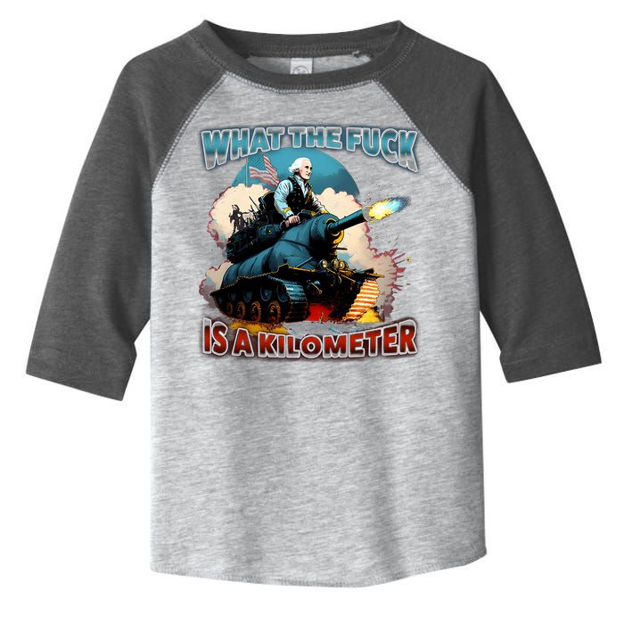 Wtf Is A Kilometer Toddler Fine Jersey T-Shirt