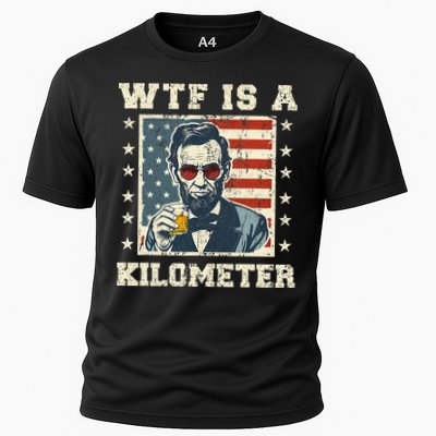 Wtf Is A Kilometer Abe Lincoln July 4th Performance Shirt