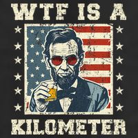 Wtf Is A Kilometer Abe Lincoln July 4th Golf Towel