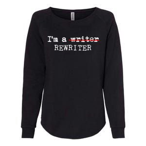 Wo I'm A Rewriter | This Is My Writing Tee VNeck Womens California Wash Sweatshirt