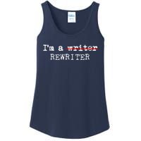 Wo I'm A Rewriter | This Is My Writing Tee VNeck Ladies Essential Tank