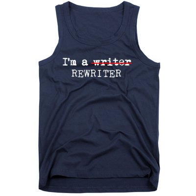 Wo I'm A Rewriter | This Is My Writing Tee VNeck Tank Top