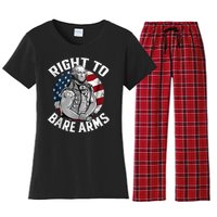 Wtf Is A Kilogram?! 4th Of July Funny Gym Workout Women's Flannel Pajama Set