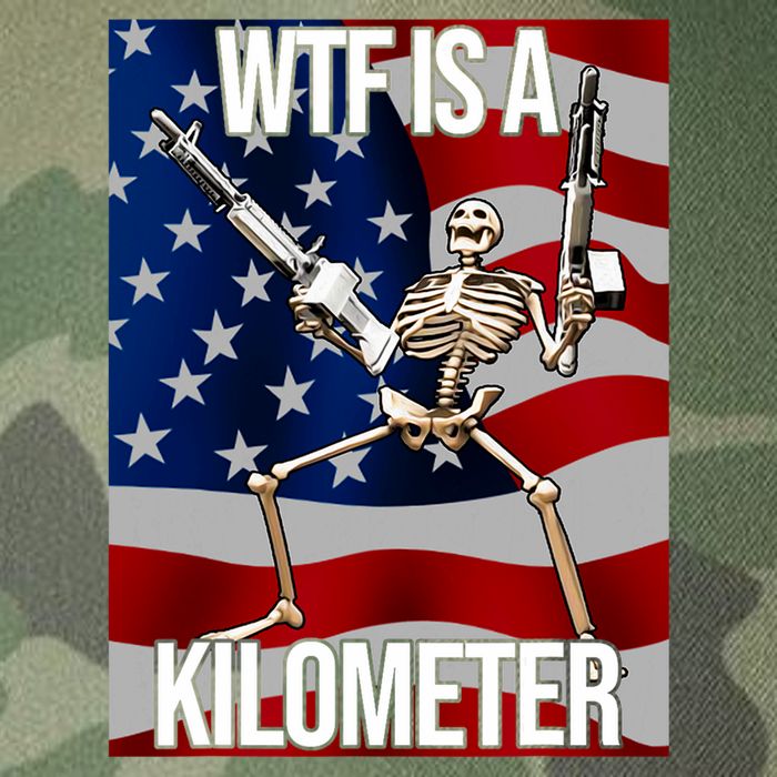 Wtf Is A Kilometer American Skeleton Funny Legacy Tie Dye Trucker Hat