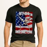 Wtf Is A Kilometer American Skeleton Funny Performance Shirt