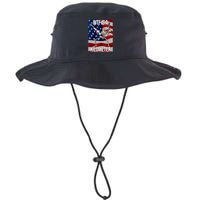 Wtf Is A Kilometer American Skeleton Funny Bucket Hat