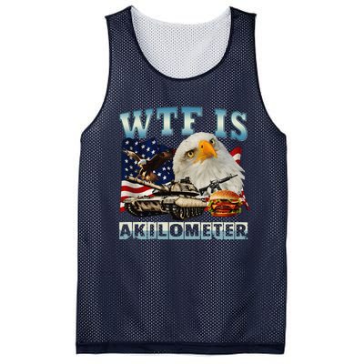 Wtf Is A Kilometer Eagle Badge American Signature Burger Gift Mesh Reversible Basketball Jersey Tank