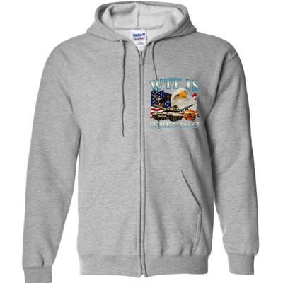 Wtf Is A Kilometer Eagle Badge American Signature Burger Gift Full Zip Hoodie