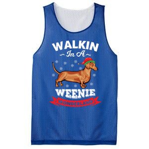 Walking In A Weenie Wonderland Cool Graphic Design Gift Mesh Reversible Basketball Jersey Tank