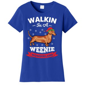 Walking In A Weenie Wonderland Cool Graphic Design Gift Women's T-Shirt