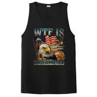 Wtf Is A Kilometer Eagle Badge American Burger 4th Of July PosiCharge Competitor Tank