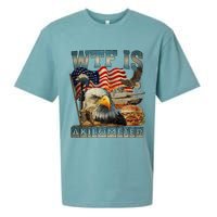 Wtf Is A Kilometer Eagle Badge American Burger 4th Of July Sueded Cloud Jersey T-Shirt