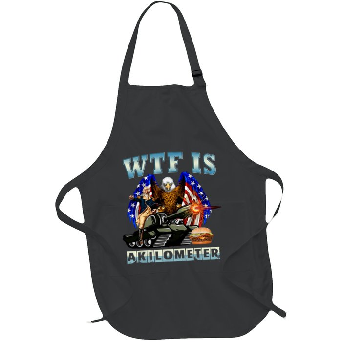 Wtf Is A Kilometer Eagle Badge American Signature Burger Apron