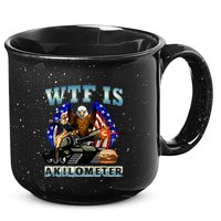 Wtf Is A Kilometer Eagle Badge American Signature Burger 15oz Campfire Ceramic Mug