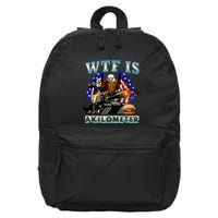 Wtf Is A Kilometer Eagle Badge American Signature Burger 16 in Basic Backpack