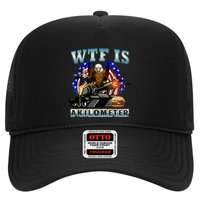 Wtf Is A Kilometer Eagle Badge American Signature Burger Trucker Hat