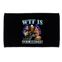 Wtf Is A Kilometer Eagle Badge American Signature Burger Microfiber Hand Towel