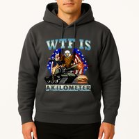 Wtf Is A Kilometer Eagle Badge American Signature Burger Hoodie
