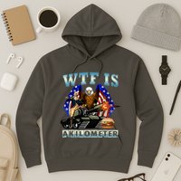 Wtf Is A Kilometer Eagle Badge American Signature Burger Hoodie