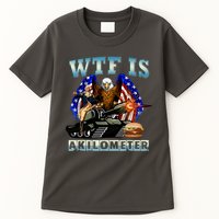 Wtf Is A Kilometer Eagle Badge American Signature Burger Tall T-Shirt