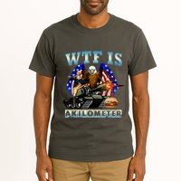 Wtf Is A Kilometer Eagle Badge American Signature Burger Tall T-Shirt
