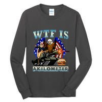 Wtf Is A Kilometer Eagle Badge American Signature Burger Tall Long Sleeve T-Shirt