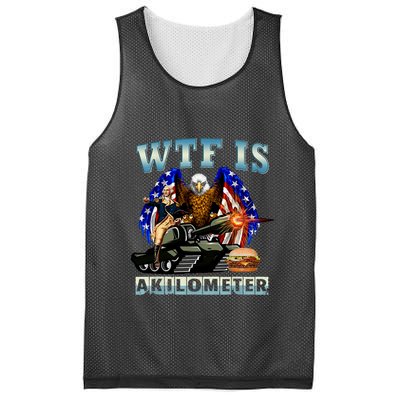 Wtf Is A Kilometer Eagle Badge American Signature Burger Mesh Reversible Basketball Jersey Tank