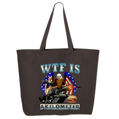 Wtf Is A Kilometer Eagle Badge American Signature Burger 25L Jumbo Tote