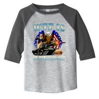 Wtf Is A Kilometer Eagle Badge American Signature Burger Toddler Fine Jersey T-Shirt
