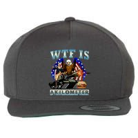 Wtf Is A Kilometer Eagle Badge American Signature Burger Wool Snapback Cap
