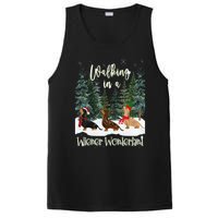 Walking In A Wiener Wonderland Dachshund Trio PosiCharge Competitor Tank