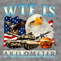 Wtf Is A Kilometer Eagle Badge American Funny 4th Of July Sweatshirt