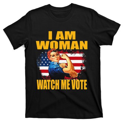 Woman I Am Woman Watch Me Vote T-Shirt