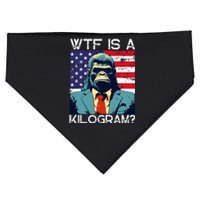 Wtf Is A Kilogram Bigfoot Political 4th Of July Usa Pride USA-Made Doggie Bandana