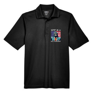 Wtf Is A Kilogram Bigfoot Political 4th Of July Usa Pride Men's Origin Performance Pique Polo