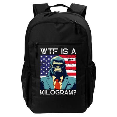 Wtf Is A Kilogram Bigfoot Political 4th Of July Usa Pride Daily Commute Backpack