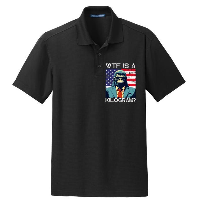 Wtf Is A Kilogram Bigfoot Political 4th Of July Usa Pride Dry Zone Grid Polo