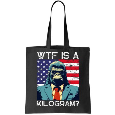 Wtf Is A Kilogram Bigfoot Political 4th Of July Usa Pride Tote Bag