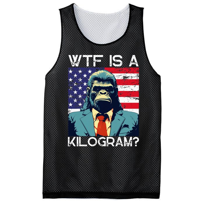 Wtf Is A Kilogram Bigfoot Political 4th Of July Usa Pride Mesh Reversible Basketball Jersey Tank