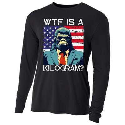 Wtf Is A Kilogram Bigfoot Political 4th Of July Usa Pride Cooling Performance Long Sleeve Crew