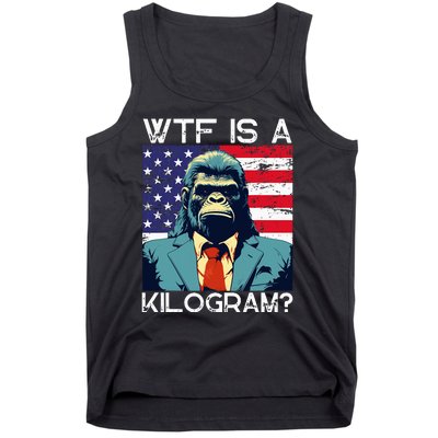 Wtf Is A Kilogram Bigfoot Political 4th Of July Usa Pride Tank Top