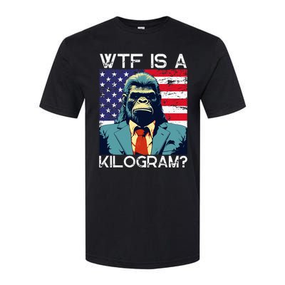 Wtf Is A Kilogram Bigfoot Political 4th Of July Usa Pride Softstyle CVC T-Shirt