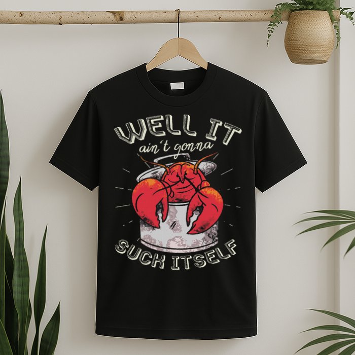 Well It Ain't Gonna Suck Itself Crawfish Lobster Crayfish T-Shirt