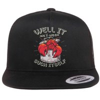 Well It Ain't Gonna Suck Itself Crawfish Lobster Crayfish Flat Bill Trucker Hat
