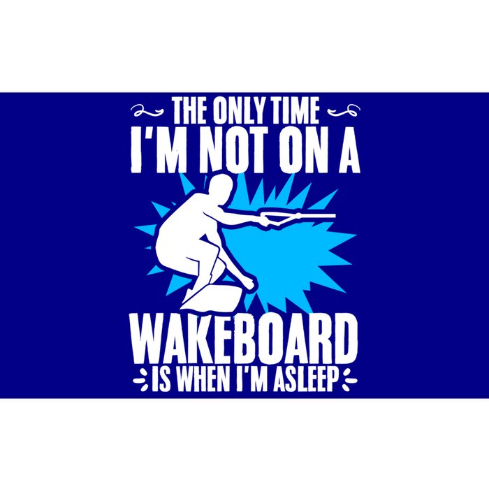 When Im Asleep Wakeboard Lake Wakeboarder Wakeboarding Gift Bumper Sticker