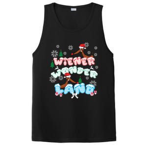 Walking In A Wiener Wonderland Dachshund Doxie Christmas Great Gift PosiCharge Competitor Tank